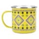 ALSANIDI, Najdi inscription cup, Coffee cup for trips and travel, Yellow, capacity 750 ml