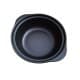 ALSANIDI, Heat pottery pot, Thermal pottery pot, Black, capacity 1.97 L Size 24 Cm
