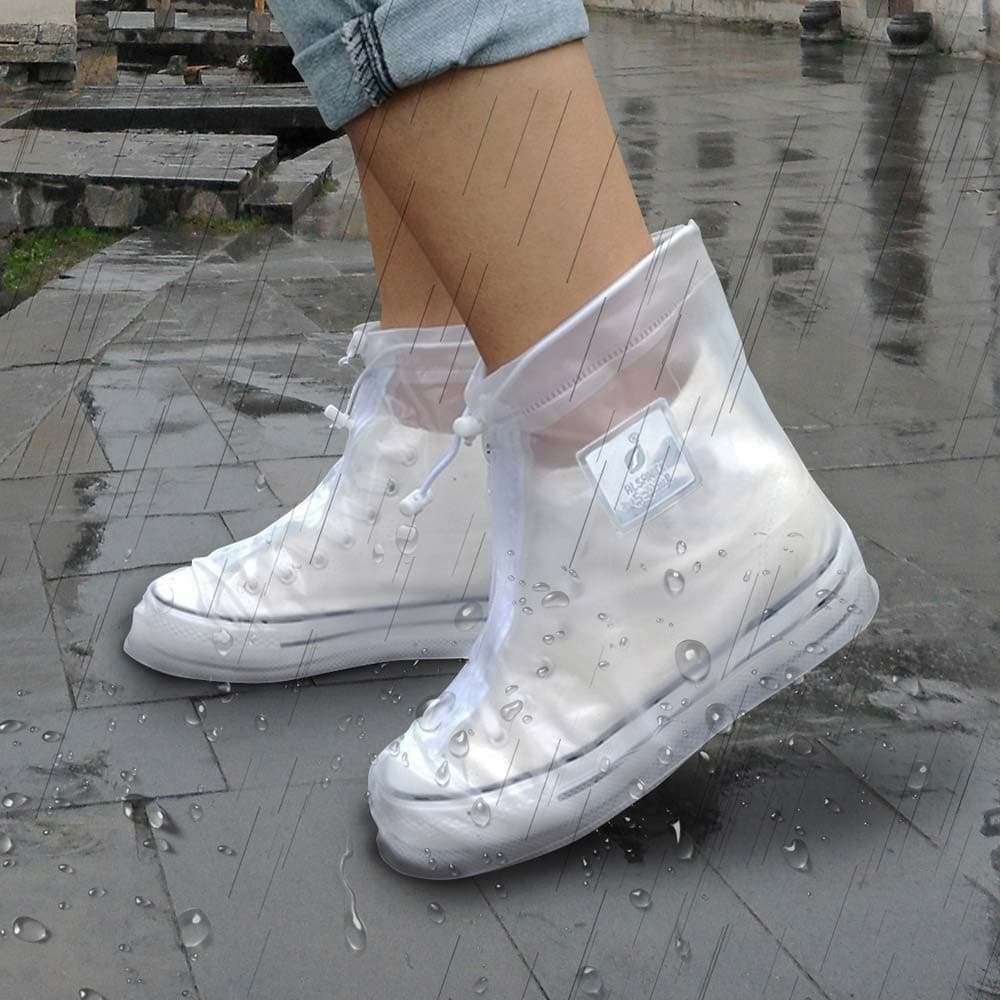 DPT, Protection Shoe Cover from Water and Rain, White, Size 36:37