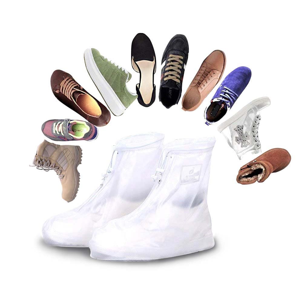 DPT, Protection Shoe Cover from Water and Rain, White, Size 36:37