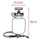 ALSANIDI, Portable Bidet for Outdoor Trips, Green*White, capacity 2 L