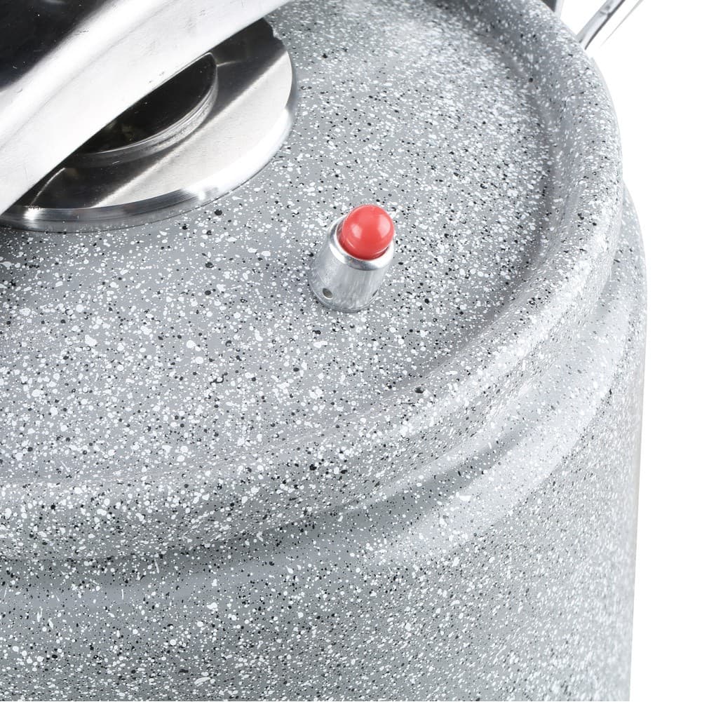 ALSANIDI, Ceramic coated pressure cooker, Pressure Cooker, Gray, capacity 11 L