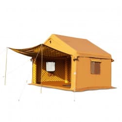 ALSANIDI, Air Cotton Tent for Trips, Inflatable Tent, Kaki, Size 300*400 Cm