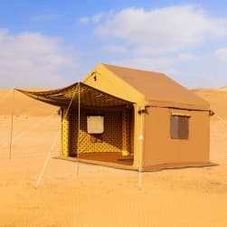ALSANIDI, Air Cotton Tent for Trips, Inflatable Tent, Kaki, Size 300*400 Cm