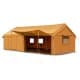 ALSANIDI, Air Cotton Tent for Trips, Inflatable Tent, Kaki, Size 400*600 Cm