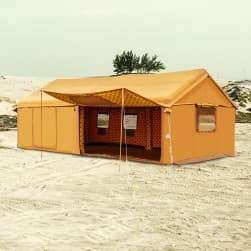 ALSANIDI, Air Cotton Tent for Trips, Inflatable Tent, Kaki, Size 400*600 Cm