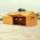 ALSANIDI, Air Cotton Tent for Trips, Inflatable Tent, Kaki, Size 400*600 Cm