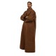 ALSANIDI, Fur Coat, Winter Dress, Brown, Size XXL