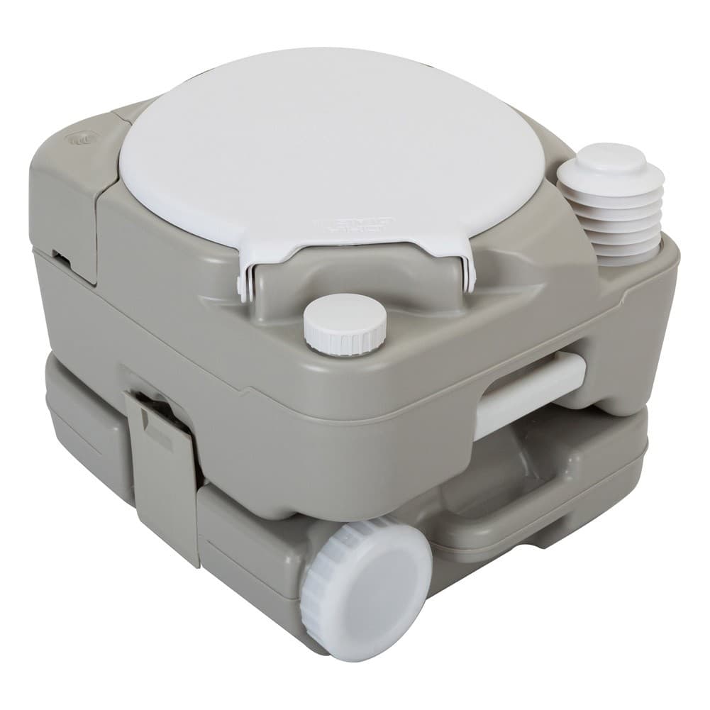 DPT, Portable Camping Toilet, Travel Toilet, Gray, Size 42*37*31.5 Cm