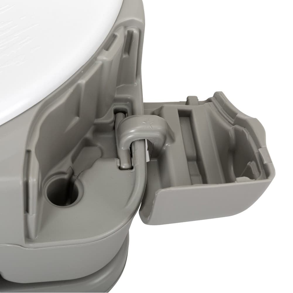 DPT, Portable Camping Toilet, Travel Toilet, Gray, Size 42*37*31.5 Cm