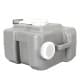 DPT, Portable Camping Toilet, Travel Toilet, Gray, Size 42*37*43.5 Cm