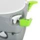 DPT, Portable Camping Toilet, Travel Toilet, Gray, Size 42*37*44 Cm