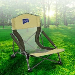 DPT, Foldable Camping Chair, Trips Chair, Green