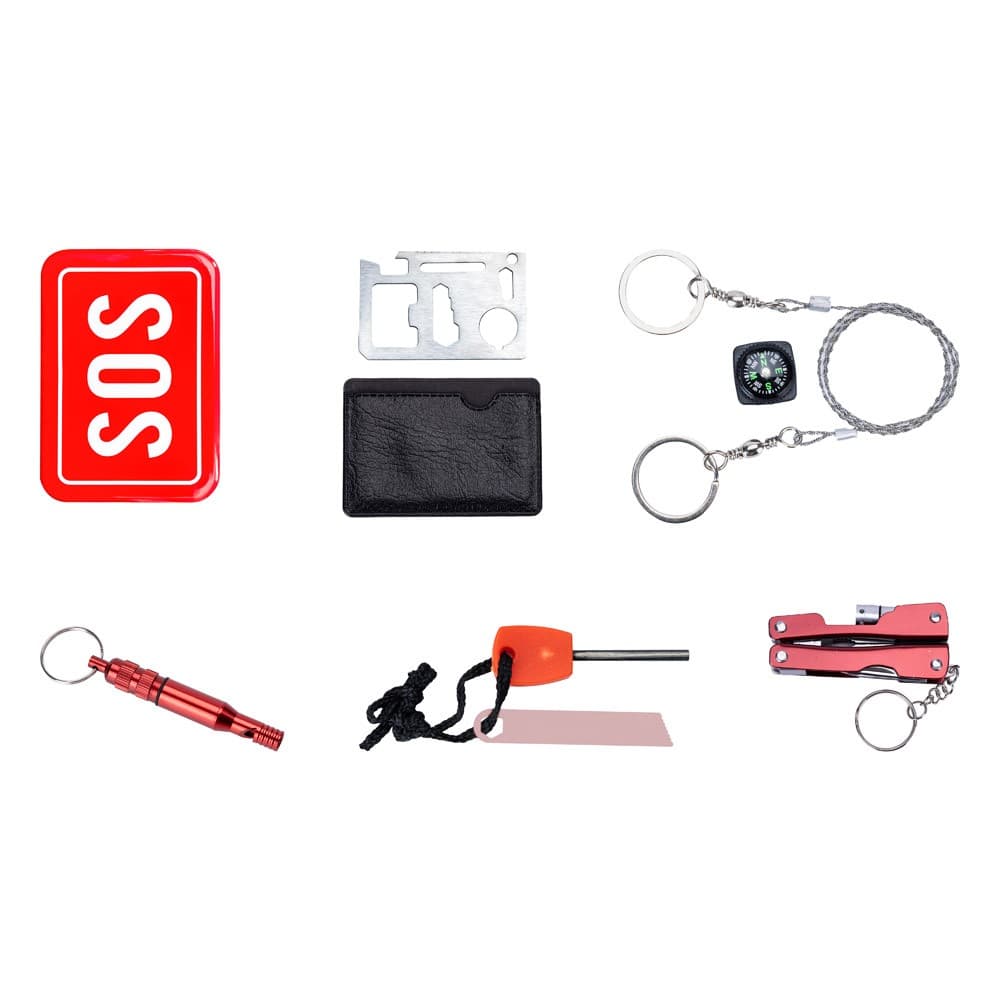 ALSANIDI, First aid kit, Red, Size 9.5*6.5*3.2 Cm