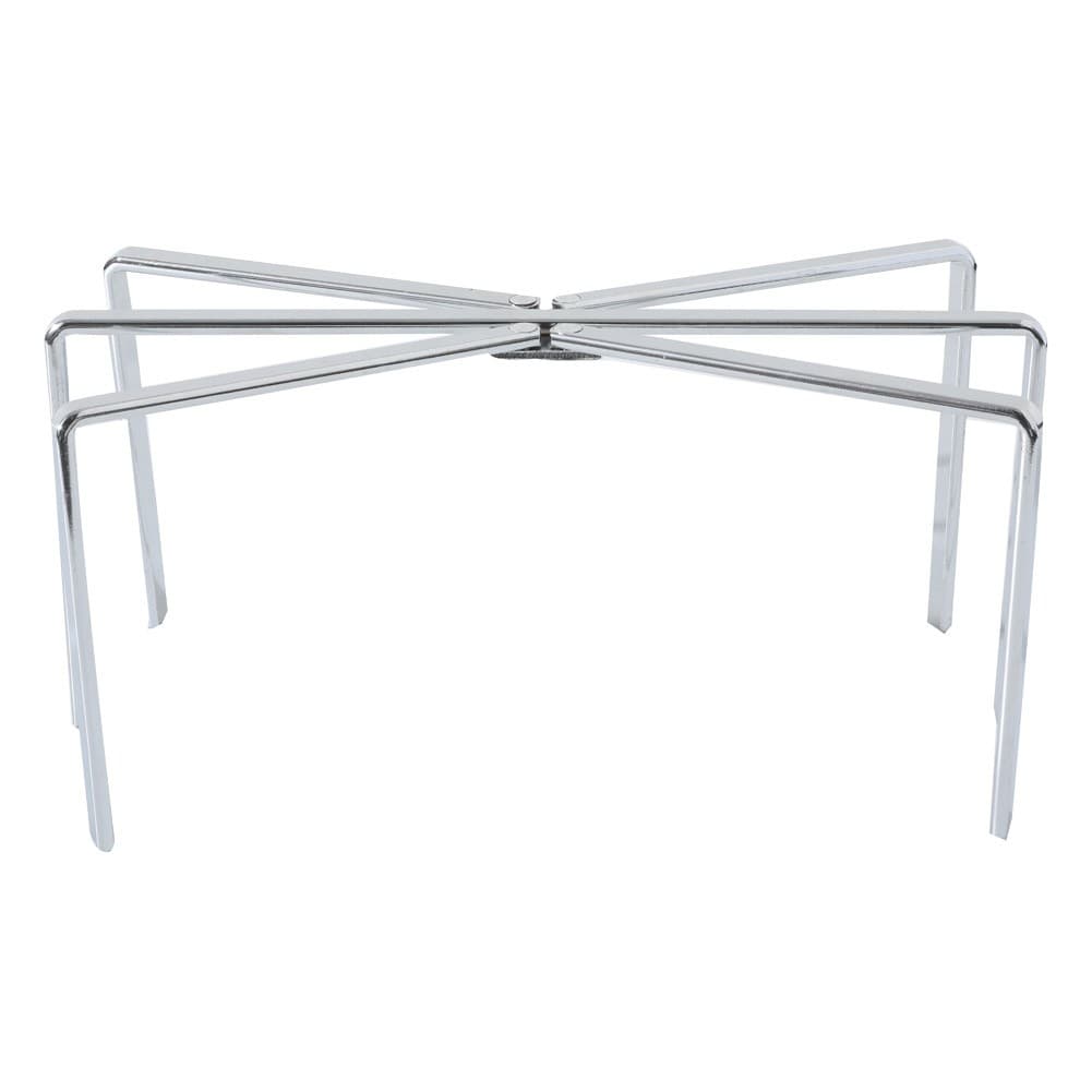 ALSANIDI, Spider fire Stand, Portable mini barbecue charcoal grill for picnics, Silver, Size 28 Cm
