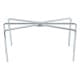 ALSANIDI, Spider fire Stand, Portable mini barbecue charcoal grill for picnics, Silver, Size 35 Cm