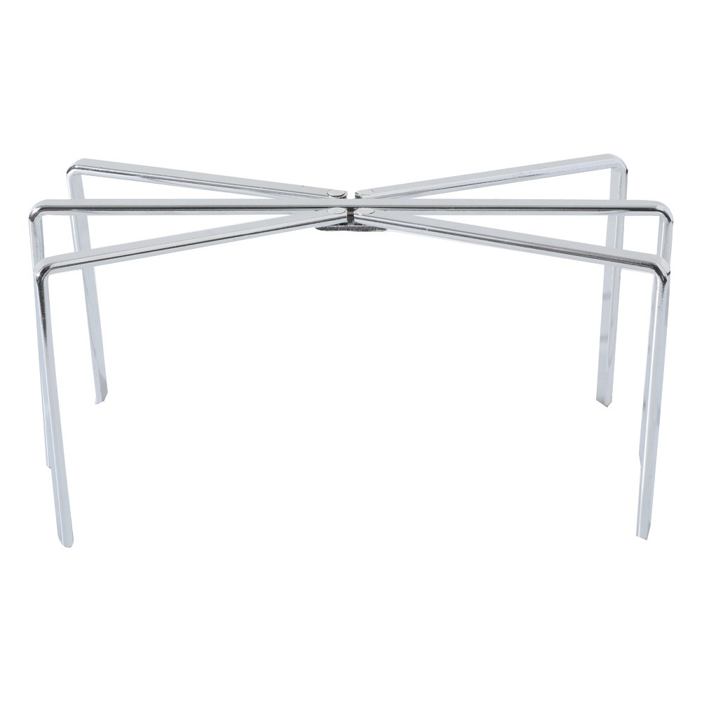 ALSANIDI, Spider fire Stand, Portable mini barbecue charcoal grill for picnics, Silver, Size 16 *27.5 Cm