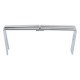 ALSANIDI, Spider fire Stand, Portable mini barbecue charcoal grill for picnics, Silver, Size 16 *27.5 Cm