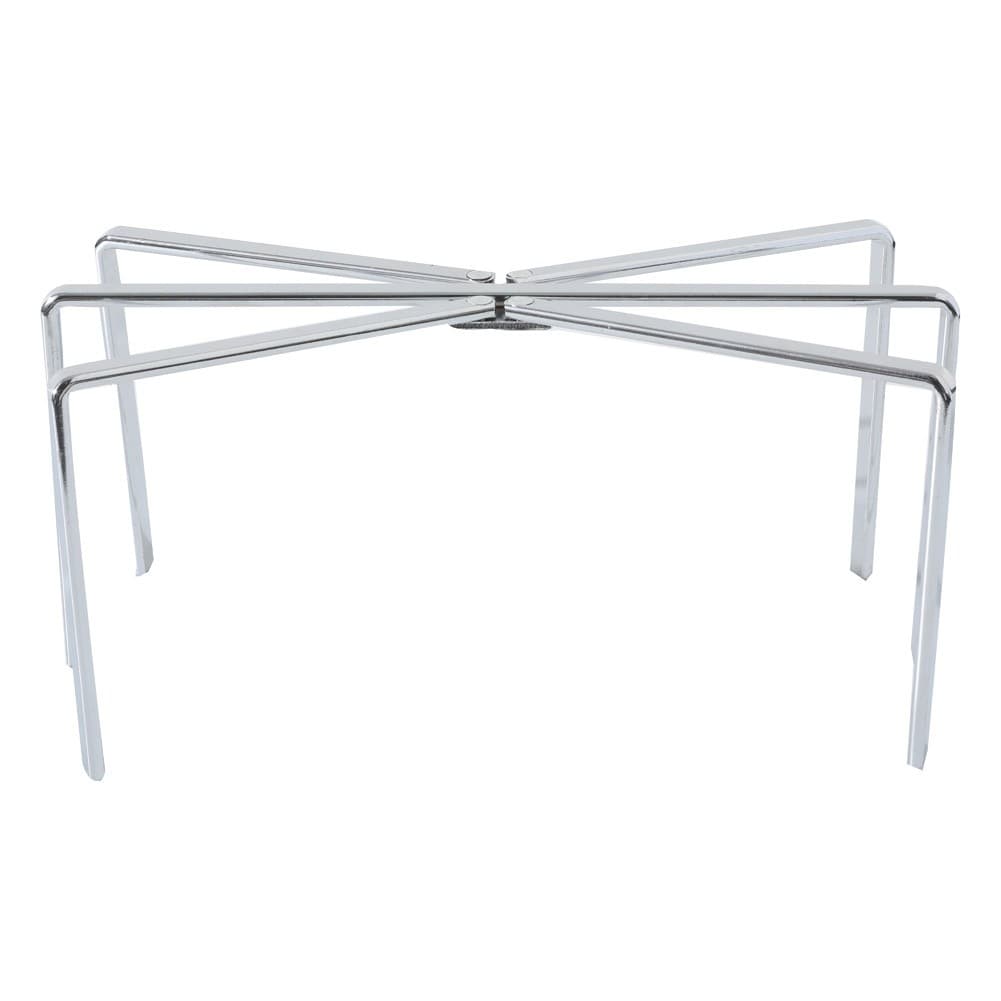 ALSANIDI, Spider fire Stand, Portable mini barbecue charcoal grill for picnics, Silver, Size 16 *34.5 Cm