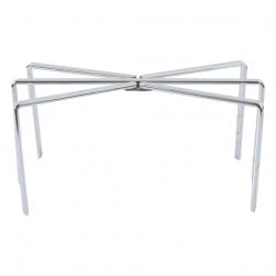 ALSANIDI, Spider fire Stand, Portable mini barbecue charcoal grill for picnics, Silver, Size 16 *34.5 Cm