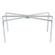 ALSANIDI, Spider fire Stand, Portable mini barbecue charcoal grill for picnics, Silver, Size 16 *34.5 Cm