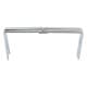 ALSANIDI, Spider fire Stand, Portable mini barbecue charcoal grill for picnics, Silver, Size 16 *34.5 Cm