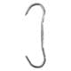 ALSANIDI, Stainless Steel Meat Hanging Hook, Meat hanging hooks, Multicolored , Size 25 Cm Thickness 9.8 mm