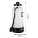 ALSANIDI, Electric Bidet Sprayer, Portable Bidet Sprayer, Black, capacity 8 L