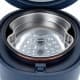 DPT, Electric rice cooker, Portable cooking pot, Blue, capacity2L|Size25.6*23.6*20.6Cm