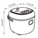 DPT, Electric rice cooker, Portable cooking pot, Blue, capacity2L|Size25.6*23.6*20.6Cm