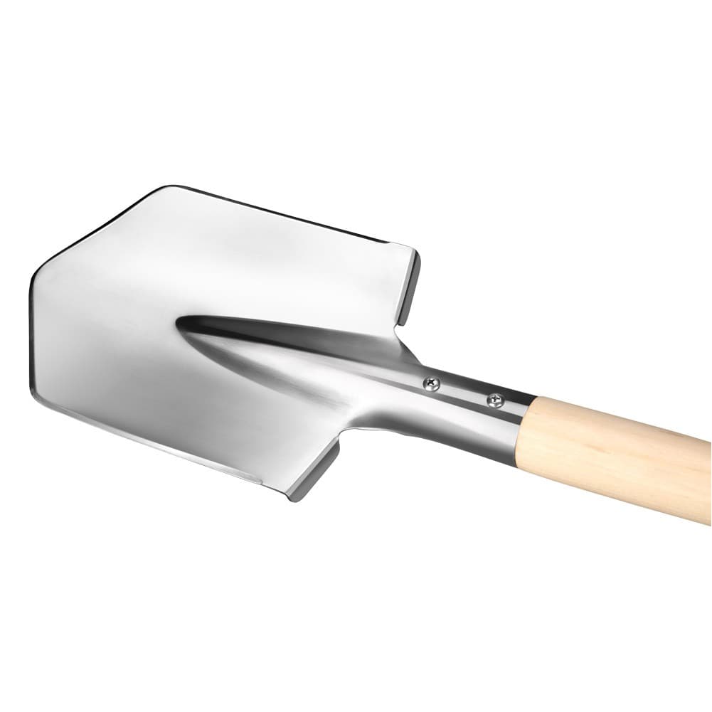 ALSANIDI, Stainless Steel Creek Shovel, Red, Size 57 Cm