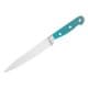 ALSANIDI, Butcher Stainless steel knife, Kitchen knife, Turquoise, Size 8 inch