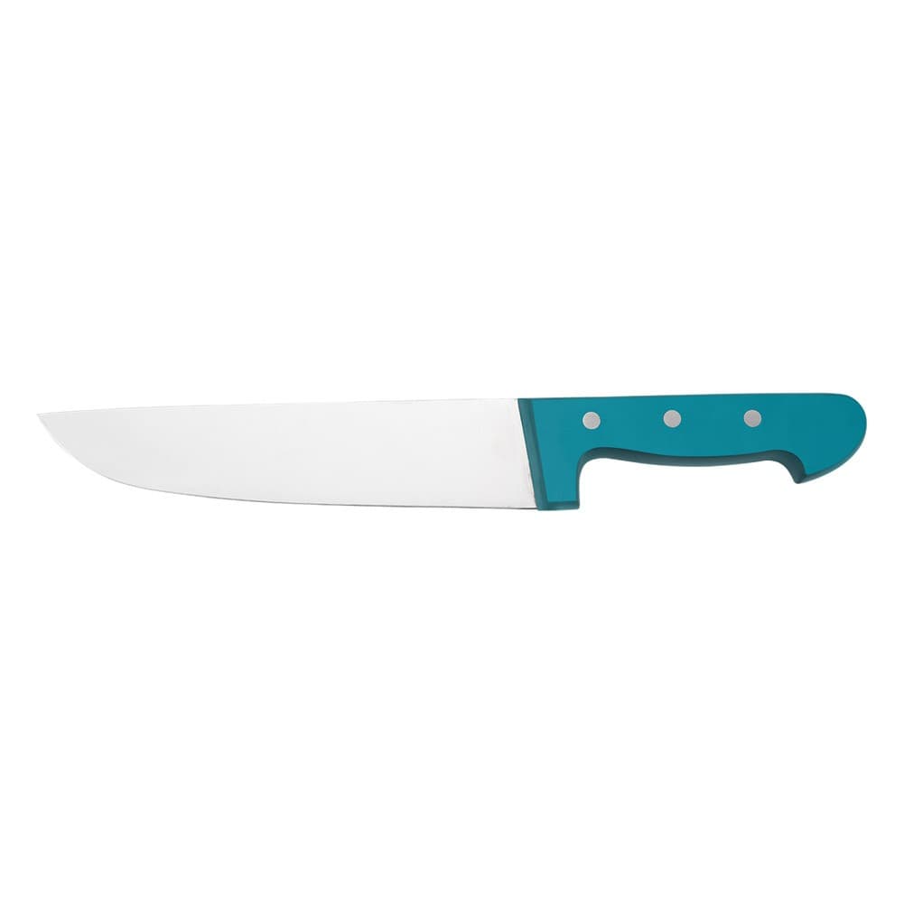 ALSANIDI, Butcher Stainless steel knife, Kitchen knife, Turquoise, Size 8 inch