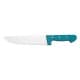 ALSANIDI, Butcher Stainless steel knife, Kitchen knife, Turquoise, Size 8 inch
