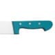 ALSANIDI, Butcher Stainless steel knife, Kitchen knife, Turquoise, Size 8 inch