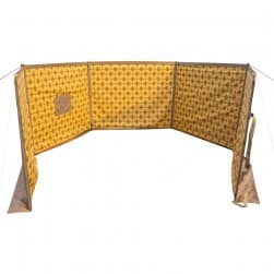 ALSANIDI, Outdoor windbreak for trips, Kaki, Size 800*125 Cm