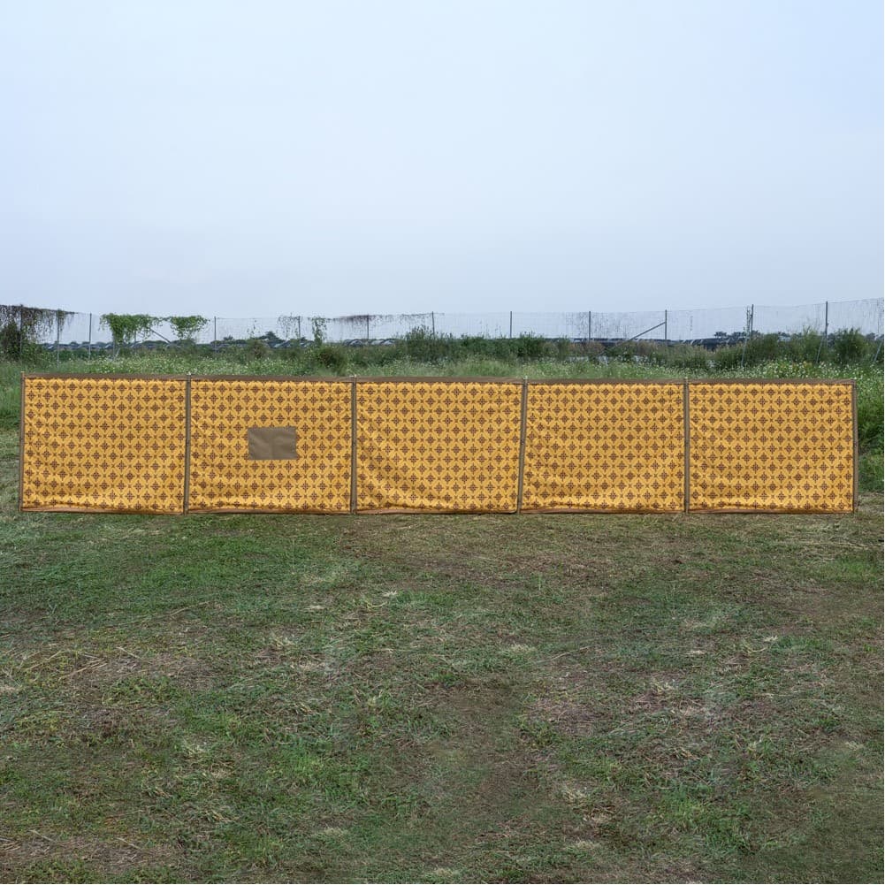 ALSANIDI, Outdoor windbreak for trips, Kaki, Size 800*150 Cm