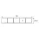ALSANIDI, Outdoor windbreak for trips, Kaki, Size 800*150 Cm