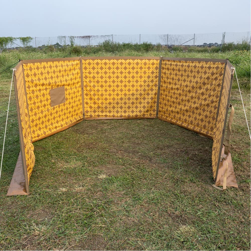 ALSANIDI, Outdoor windbreak for trips, Kaki, Size 800*150 Cm