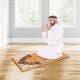 ALSANIDI, Prayer Mat with Chair, Trips Chair, Orang, Size110*55*34 Cm