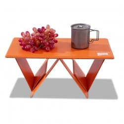 DPT, Foldable MDF picnic table, Picnic table, Orang, Size L:43.5* W:23.5* H:1 Cm