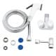 ALSANIDI, Travel Bidet, Travel Bidet and Ablution Sprayer, White, Size 1.5 Metre