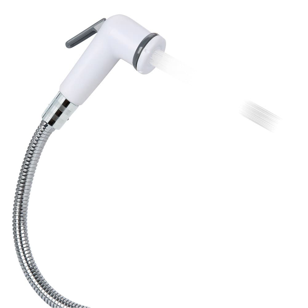 ALSANIDI, Travel Bidet, Travel Bidet and Ablution Sprayer, White, Size 1.5 Metre