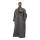 ALSANIDI, Fur Coat, Winter Dress, Gray, Size XXL
