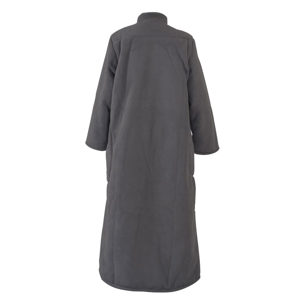 ALSANIDI, Fur Coat, Winter Dress, Gray, Size XXL