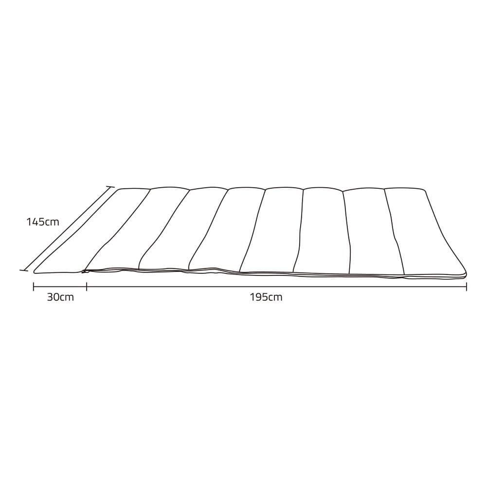 ALSANIDI, camping Sleeping bag, Sandy, Size 195*145 Cm