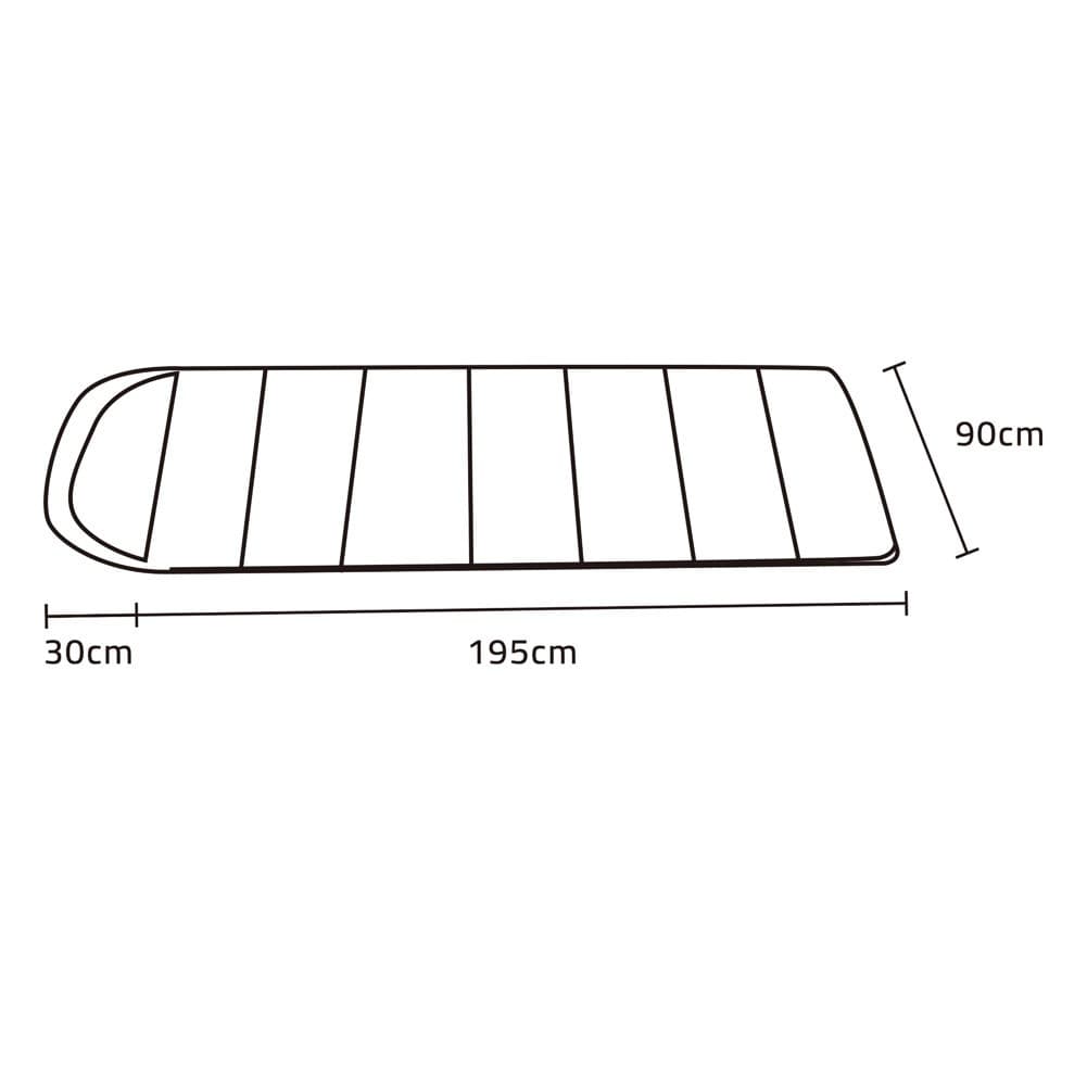 ALSANIDI, camping Sleeping bag, Beige, Size 195*90 Cm