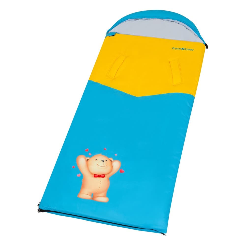 ALSANIDI, camping Sleeping Bag - kids, Blue, Size195*75 Cm