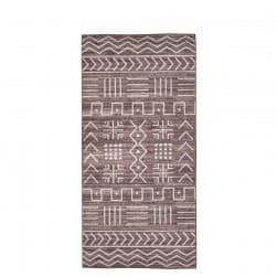 ALSANIDI, Ground seating mat for camping , Portable Camping and Hiking Floor Mat, Brown*White, Size200*100 Cm
