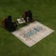 ALSANIDI, Ground seating mat for camping , Portable Camping and Hiking Floor Mat, Multicolored , Size200*100 Cm